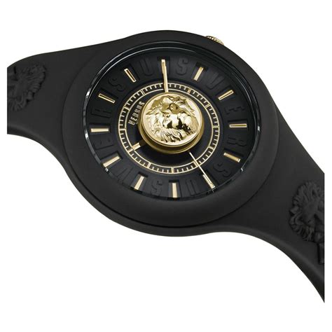 versus versace watch black lion|VERSUS Versace Versace Fire Island Lion Glitter Black Dial .